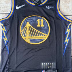 Klay Thompson 11 clay Golden State Warriors city edition black