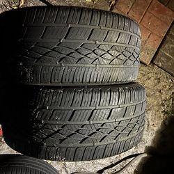 2 tires  245/40/r18 firestone they are  in good  condition