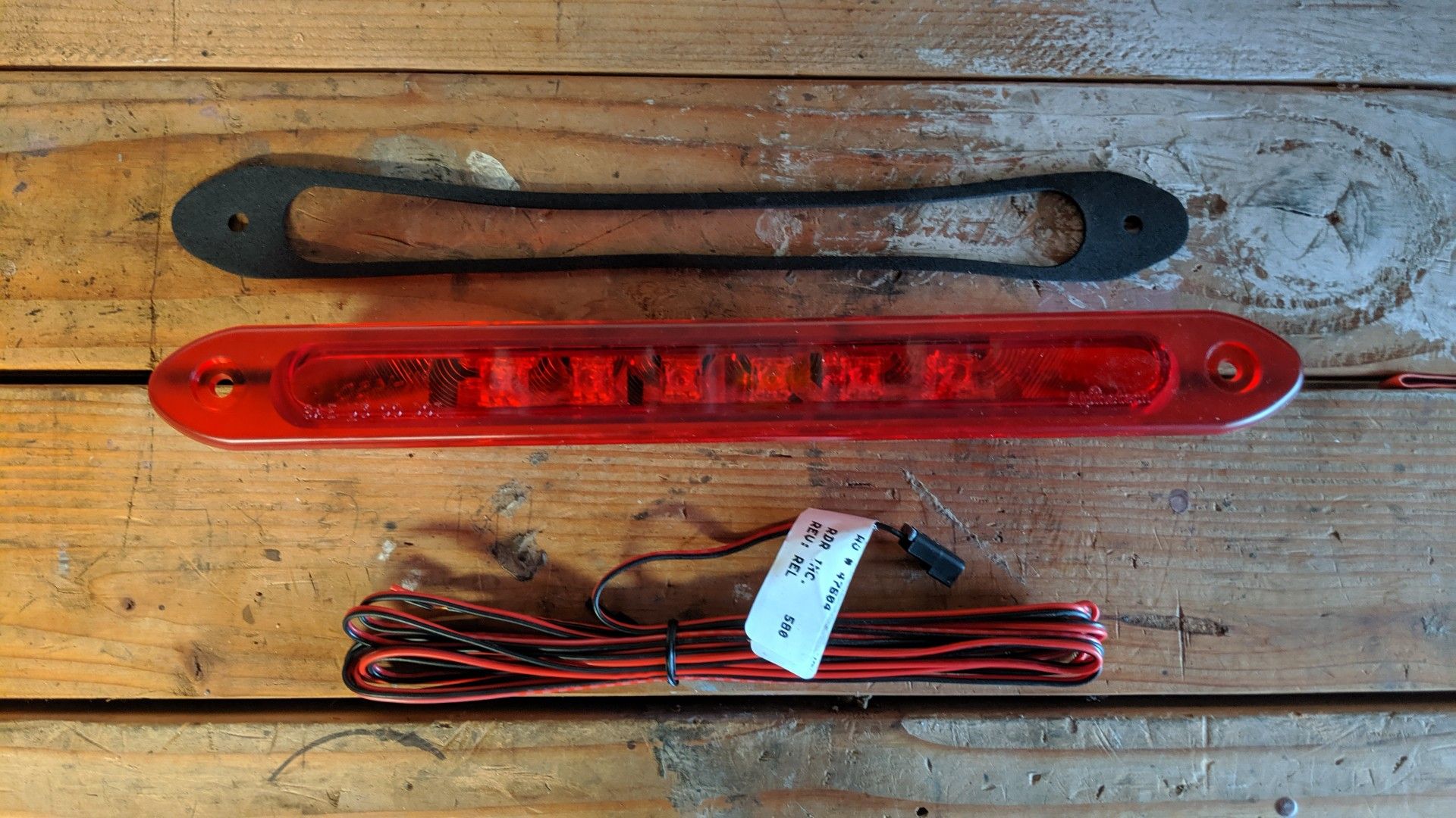 Alpinetech 11.5" Red Truck Camper Shell/Truck Cap LED 3rd Brake Light