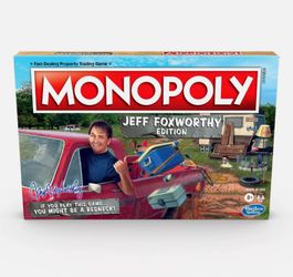 Monopoly Jeff Foxworthy Edition Board Game Redneck Property Trading Brand New