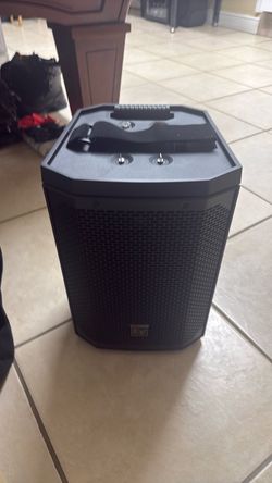 Black Portable PA Speaker with Handle