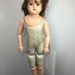 20” Antique Tip Top Toy Comp. 1(contact info removed) Kid Jointed Body Compo