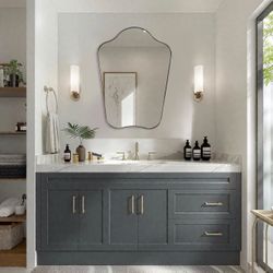 Brand new scalloped mirror