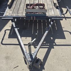 single-axle utility trailer