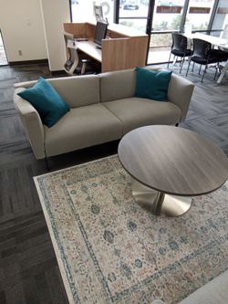 Reception Sofa | Durable Fabric, Steel Frame