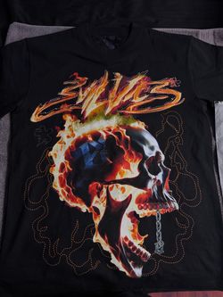 Evil Vice Black Skull Graphic T-Shirt