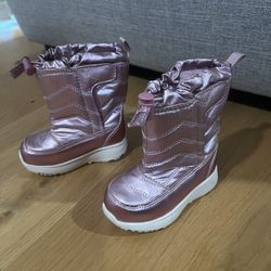Cat and Jack Himani Thermolite Metallic Snow Boot (Size 6T) 