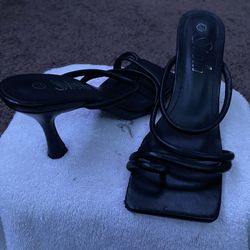 Black Mini Heels