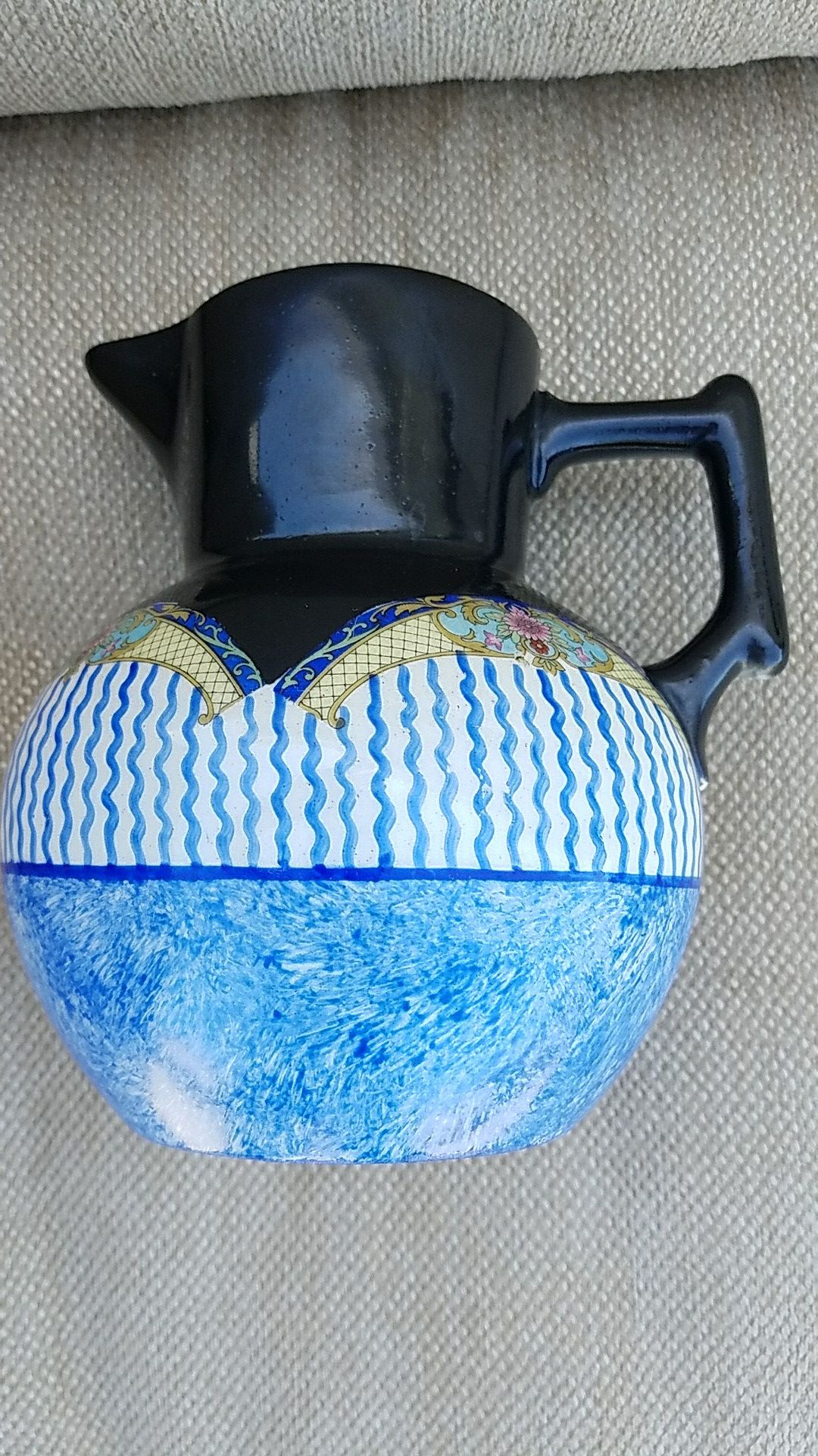 Czechoslovakian pottery hand-painted