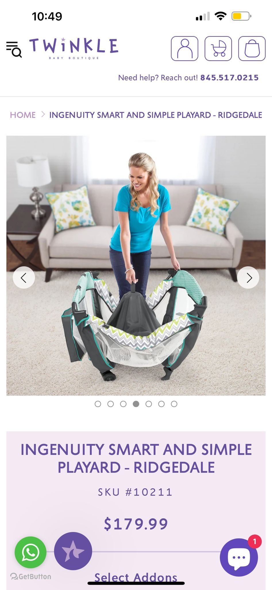 Baby Bed -Change -and Playard 