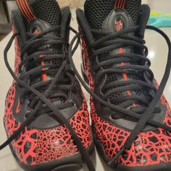 Nike Foamposite Cracked Lava Size 7Y Release Date 8/2019