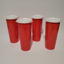 Tupperware Cups with Lids (Read Description)