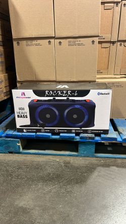 Bluetooth Rocker-6 Speaker 6.5” X 2