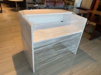 Reception desk Shell white 48”