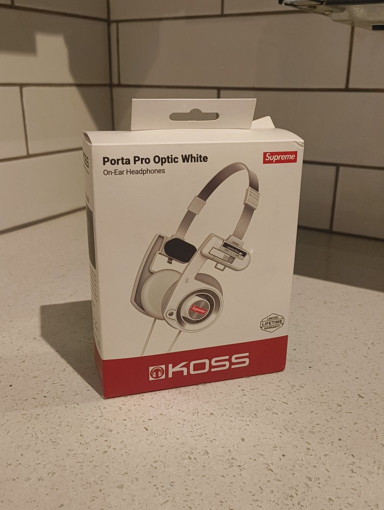 Supreme Koss headphones