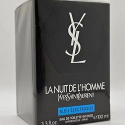 YSL La Nuit de L'Homme Bleu Electrique EDT INTENSE 3.3oz-100mL DISCONTINUED RARE