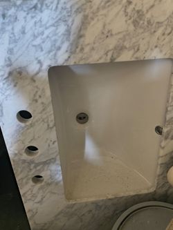 Marble sink