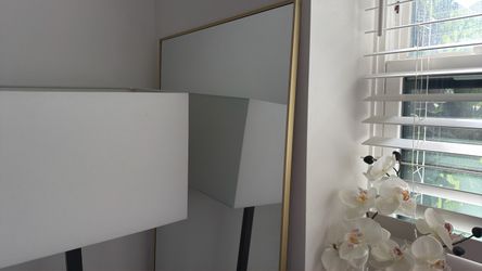 Mirror Floor Standing or wall full length rectangle 63.5” H x 20.5” W