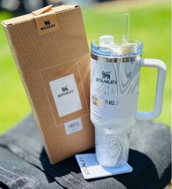 Stanley 40 oz. Tumbler w/ Handle & Straw, Insulated Stainless Steel Cup