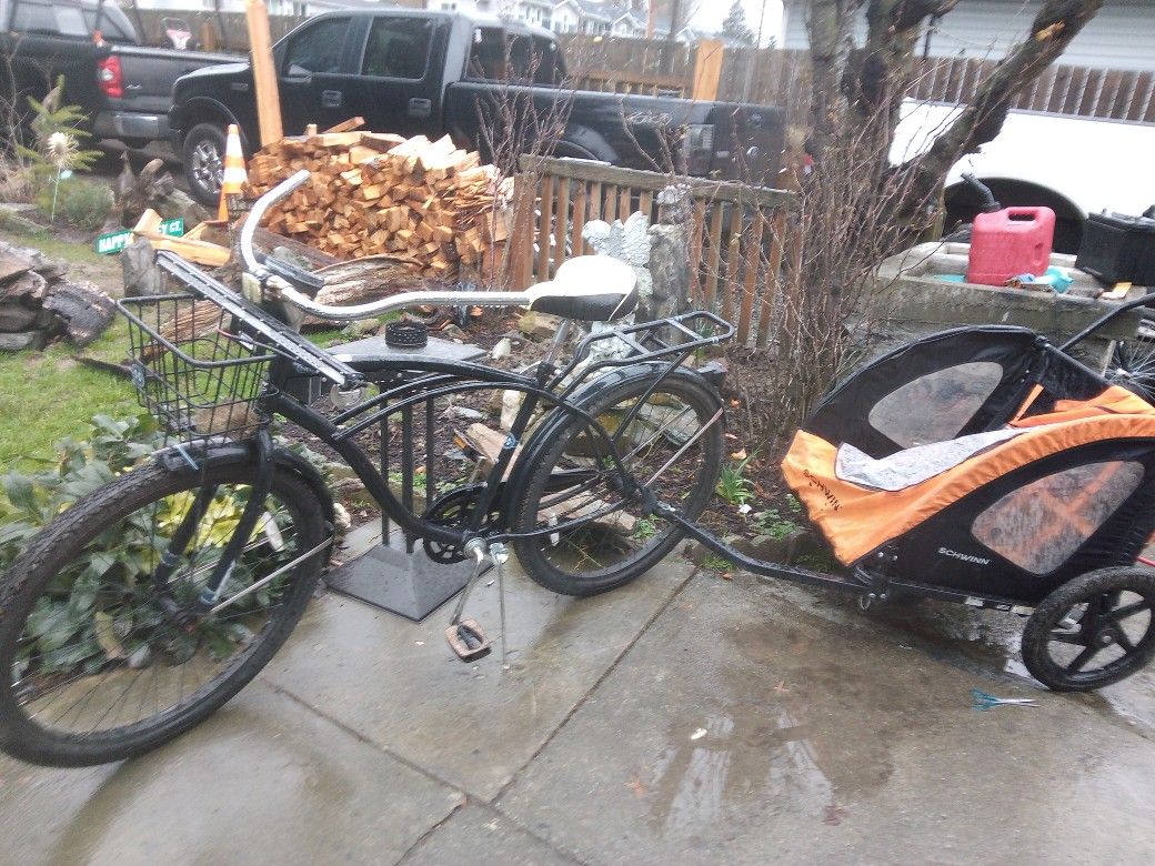 Bike And Trailer