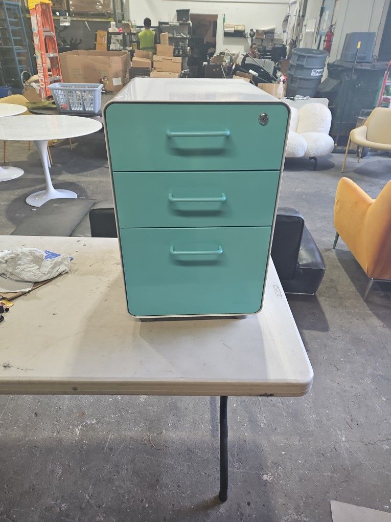 (BULK) File Cabinet- Poppin Stow 3-Drawer File Cabinet