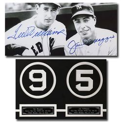 Autographed and Authenticated Williams & DiMaggio Hall Of Fame Legends