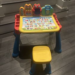 Activity, Learning, And Chalk Board Table