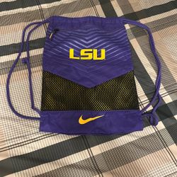 Lsu Louisiana State University Drawstring Backpack In Excellent Shape