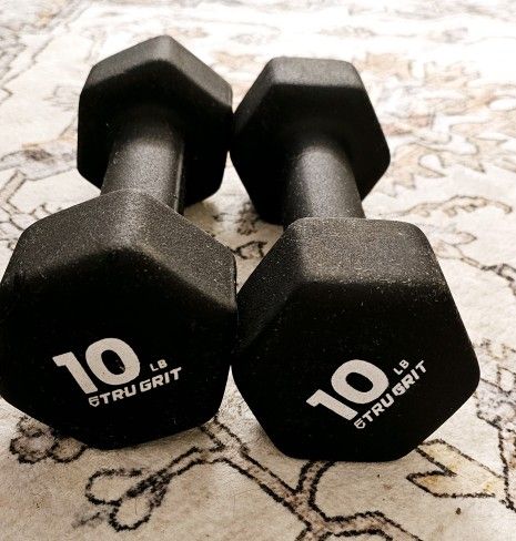 10 Lbs Tru AGrit Neoprene Hex Dumbells