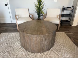 Round coffee table