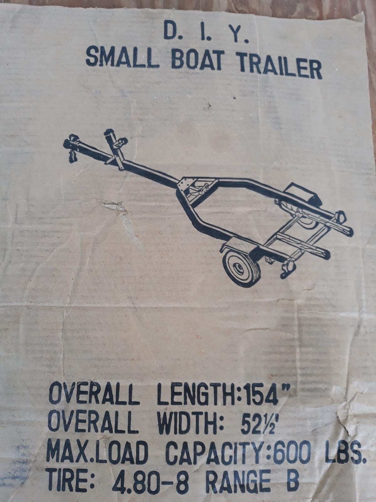 Brand New Unused Small Boat Trailer