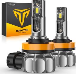 Termitor H11 P18 LED Lights 60W 20000LM 6500K Cool White Pair