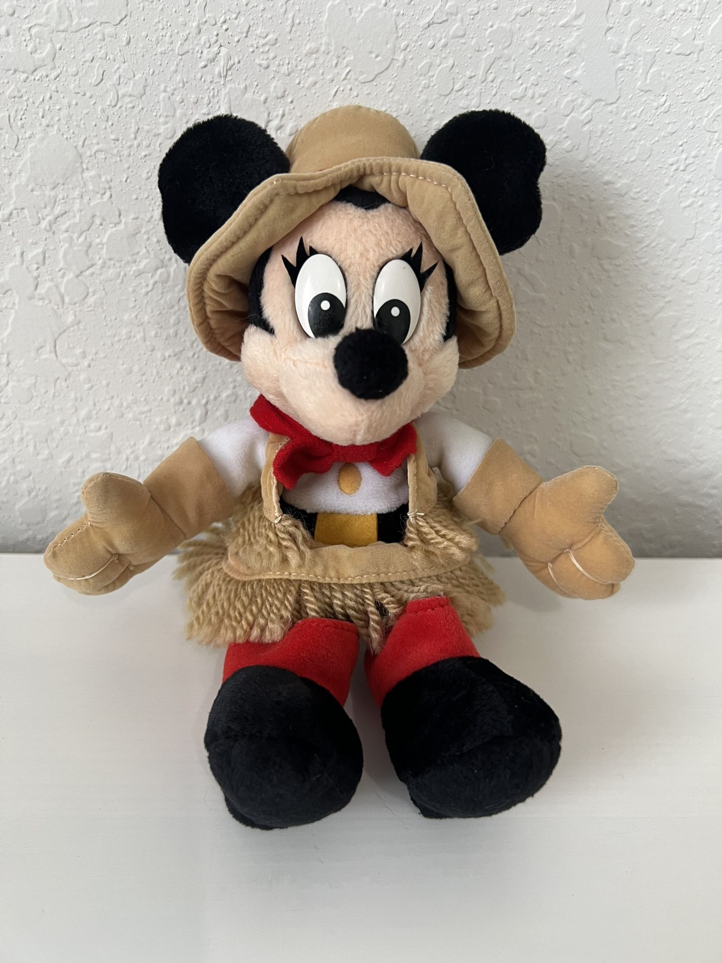 Disney World Frontierland Cowgirl Minnie Mouse Bean Bag 11” Plush