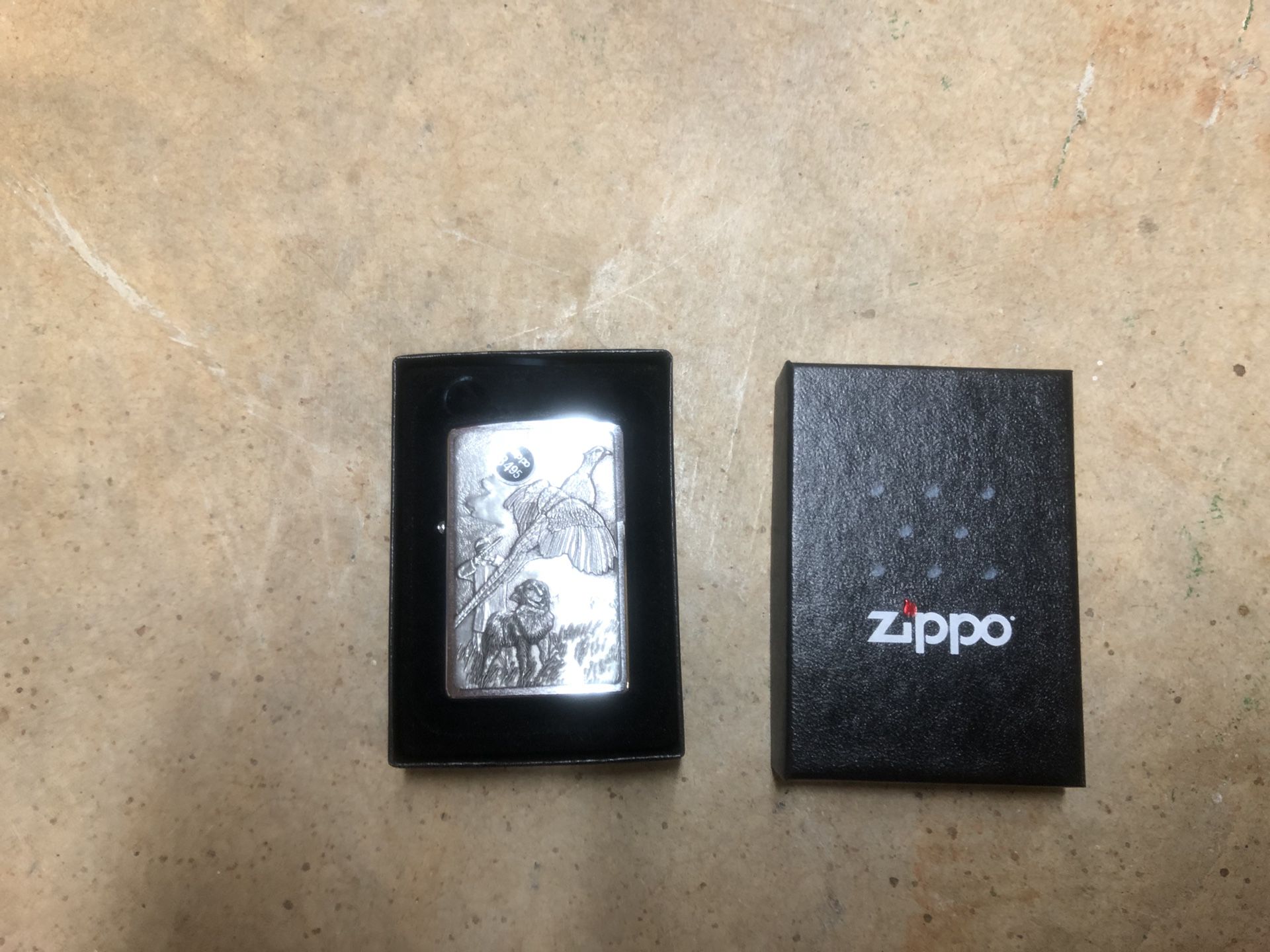 Zippo Flying Pheasant - Open box - Not used