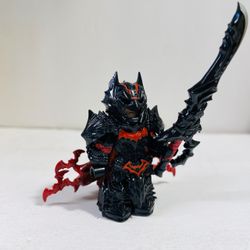 Batman Berserker Dark Knight Armor Red Black Minifigure LEGO Compatible