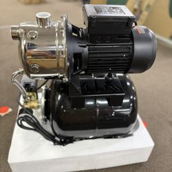 1.6 HP Shallow Well Pump with Pressure Tank, 110V Automatic Water Jet Pump, Irrigation Pump