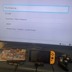 Nintendo Switch + 4 Games (hablo Espanol)