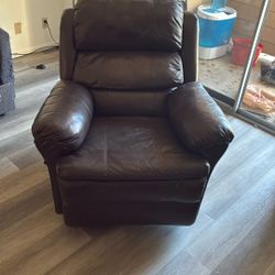 Brown Leather Couch $30 OBO