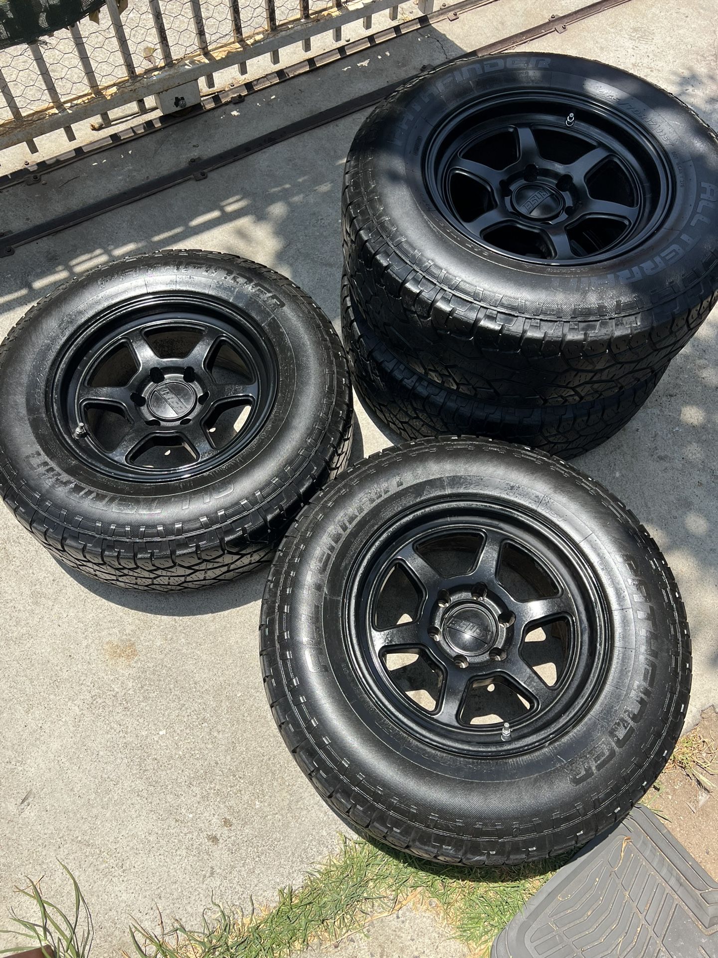 All Terrain Rims Wheels And Tires 265/70/15
