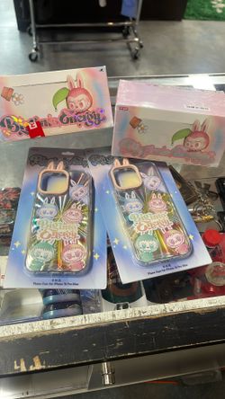 Labubu Big Into Energy Phone Case & Phone Charms