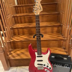 Squier Affinity Stratocaster (Vintage/Fully Setup) W/ Fender Amp