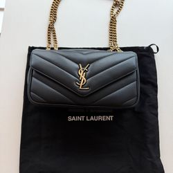 YSL Black Leather Bag