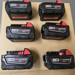 Milwaukee Batteries M18 5ah 60ea