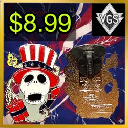 *RETRO* Jack Skellington Christopher Columbus / Uncle Sam Enamel Pin – Disney – 2008