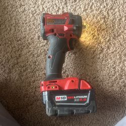 Milwaukee Fuel 3/8” Compact Impact Wrench Red Lithium Xc5.0 M18