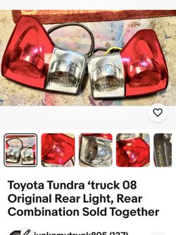 Toyota Tundra ‘08 Rear Lights Set. 