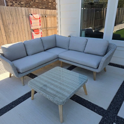 Article Outdoor Sectional, Chair, Coffee Table