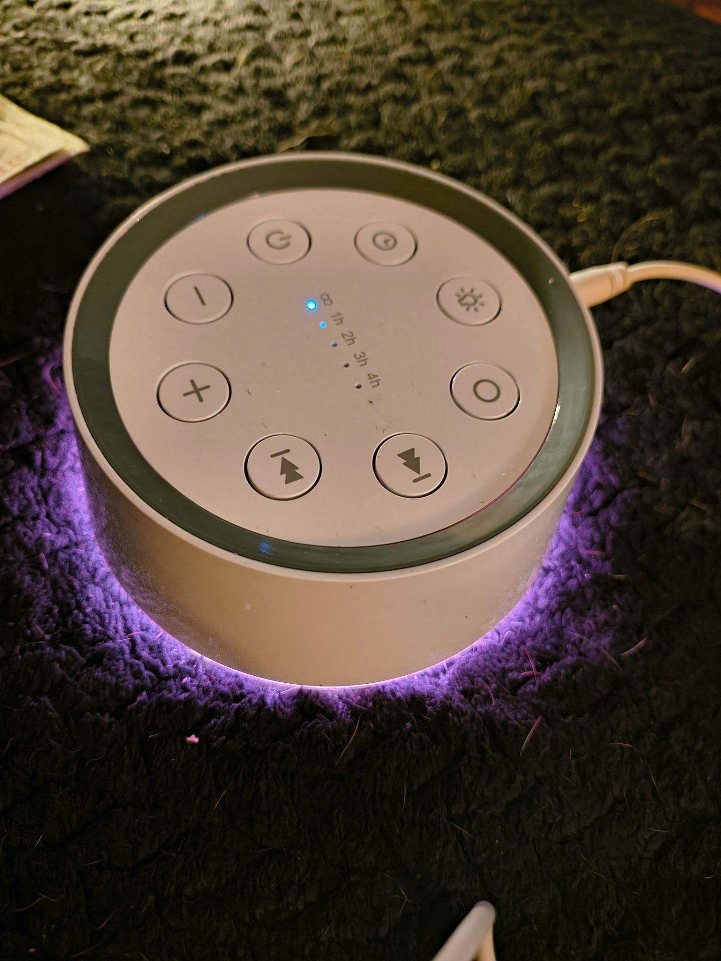 White Noise Sound Machine - 36 Soothing Sounds - 12 Color Lights - 5 Timers ($20)