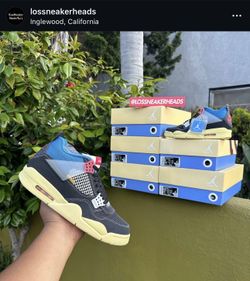 Jordan 4  Union Off Noir Size. 13