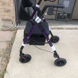 Flying Joy rollator walker with chair and brakes